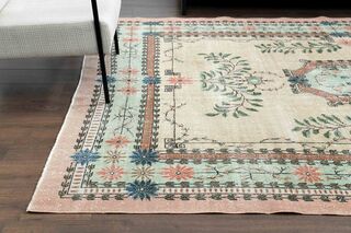 Multicolor Vintage Turkish Rug - Thumbnail