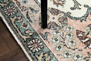 Very Special Vintage Oushak Rug - Thumbnail