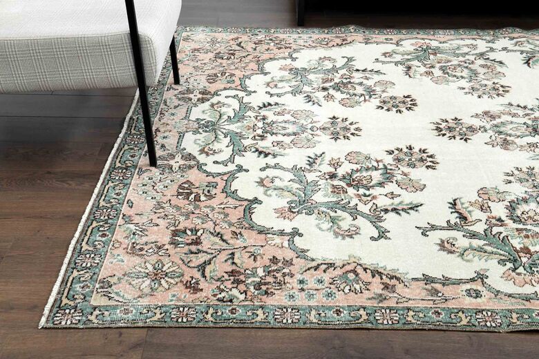 Very Special Vintage Oushak Rug