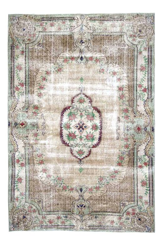 Original Vintage Wool Turkish Rug