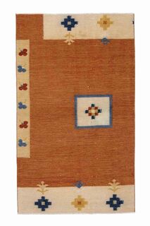 Oriental Vintage Turkish Rug - Thumbnail