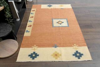 Oriental Vintage Turkish Rug - Thumbnail