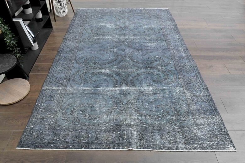 Handmade Blue Turkish Rug