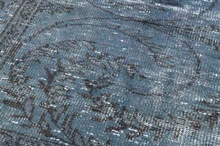 Handmade Blue Turkish Rug - Thumbnail