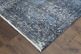 Handmade Blue Turkish Rug - Thumbnail