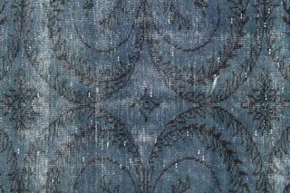 Handmade Blue Turkish Rug - Thumbnail