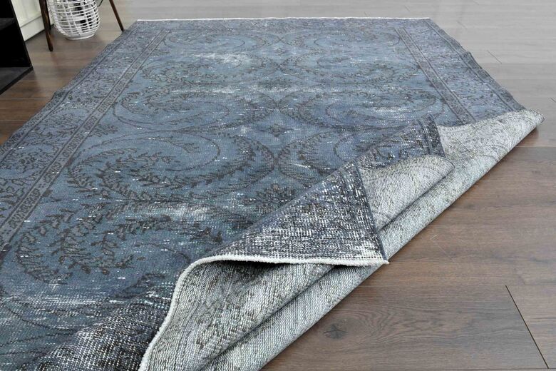 Handmade Blue Turkish Rug