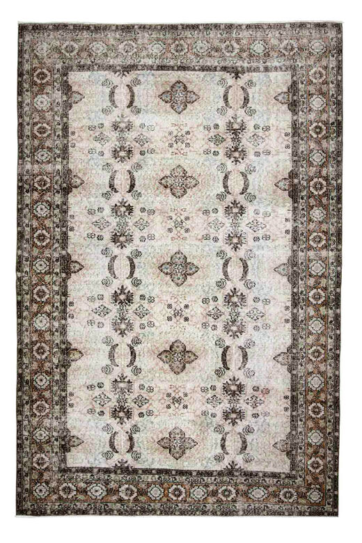 Floral Pattern Turkish Wool Rug