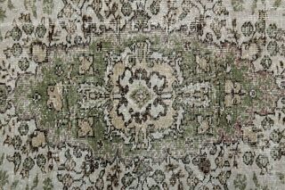 Floral Pattern Vintage Turkish Rug - Thumbnail