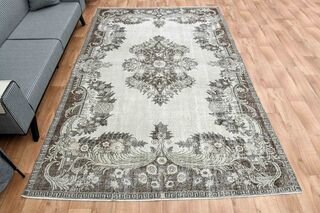 Wool Oriental Turkish Rug - Thumbnail