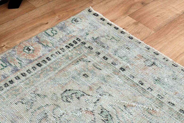 Faded Oushak Rug