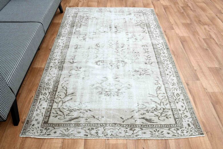  Faded Turkish Area Rug