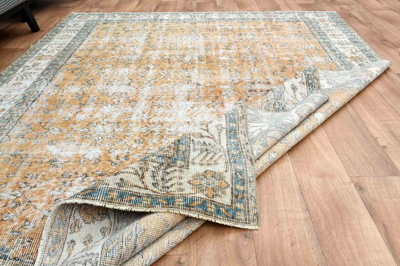 Wool Vintage Turkish Rug