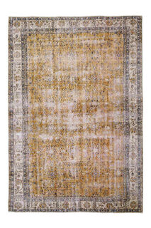 Wool Vintage Turkish Rug - Thumbnail