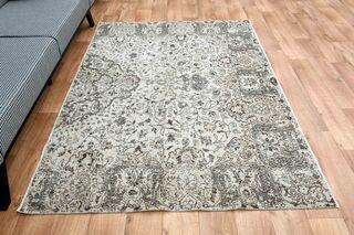 Floral Pattern Oushak Rug - Thumbnail