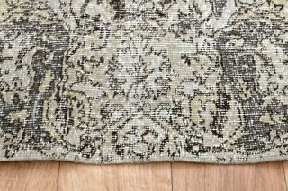 Floral Pattern Oushak Rug - Thumbnail