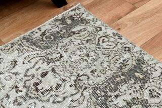 Floral Pattern Oushak Rug - Thumbnail