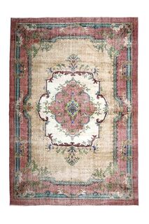 Colorful Oriental Turkish Rug - Thumbnail