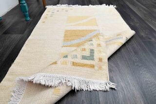 Fringed Vintage Turkish Rug - Thumbnail