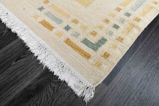 Fringed Vintage Turkish Rug - Thumbnail