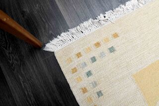 Fringed Vintage Turkish Rug - Thumbnail