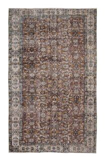 Floral Design Turkish Rug - Thumbnail