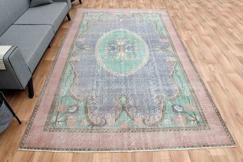 Multicolor Turkish Area Rug