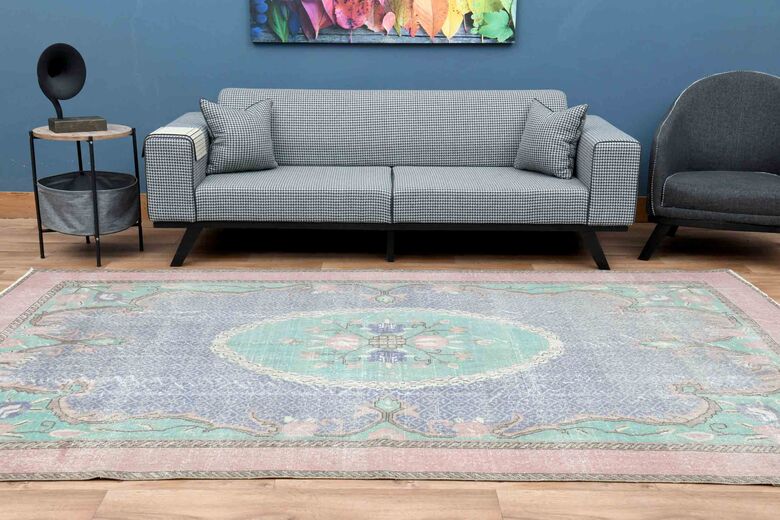 Multicolor Turkish Area Rug