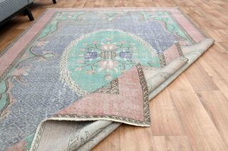 Multicolor Turkish Area Rug - Thumbnail