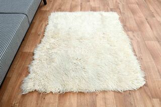 Shaggy Mohair Tulu Kilim Rug - Thumbnail