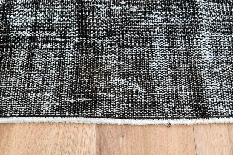 Faded Black Turkish Rug