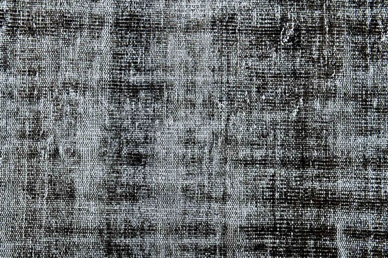 Faded Black Turkish Rug