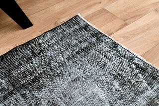 Faded Black Turkish Rug - Thumbnail