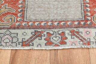 Beige Orange Turkish Rug - Thumbnail