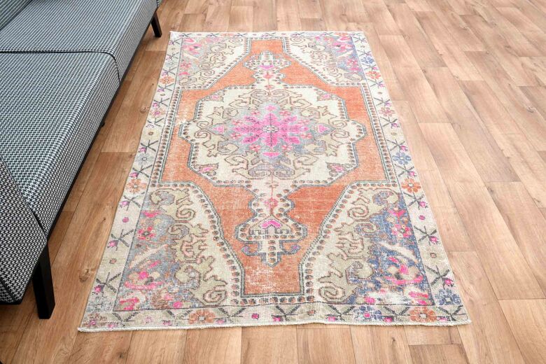 Vintage Turkish Area Rug