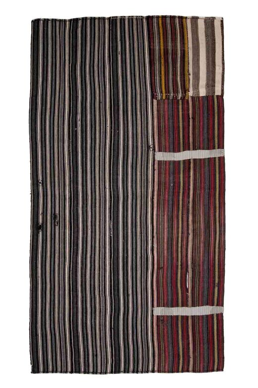 Striped Turkish Kilim Rug 