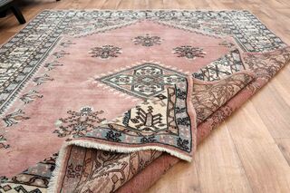 Antique Oushak Area Rug - Thumbnail