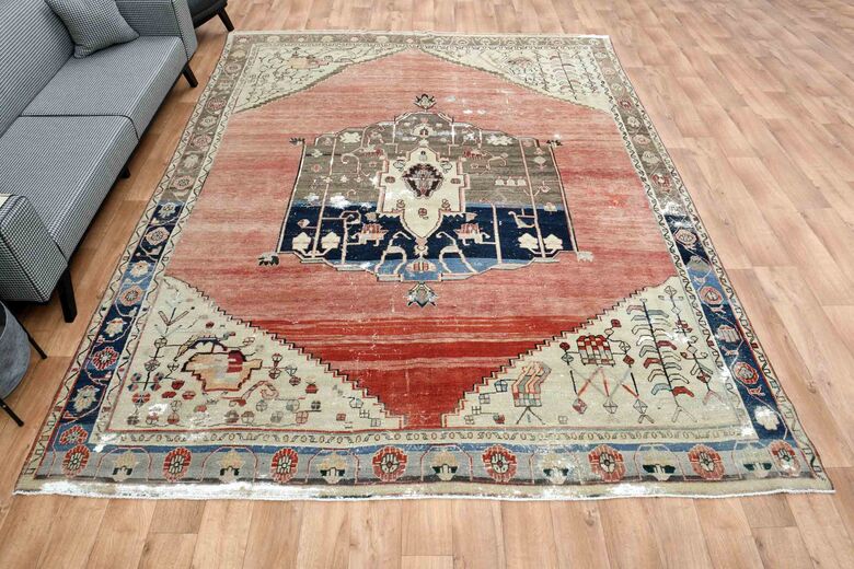 Vintage Turkish Area Rug