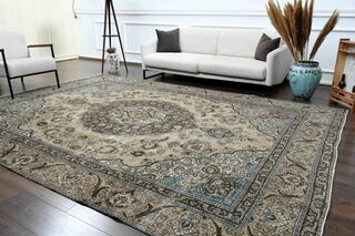 Oriental Vintage Turkish Rug - Thumbnail